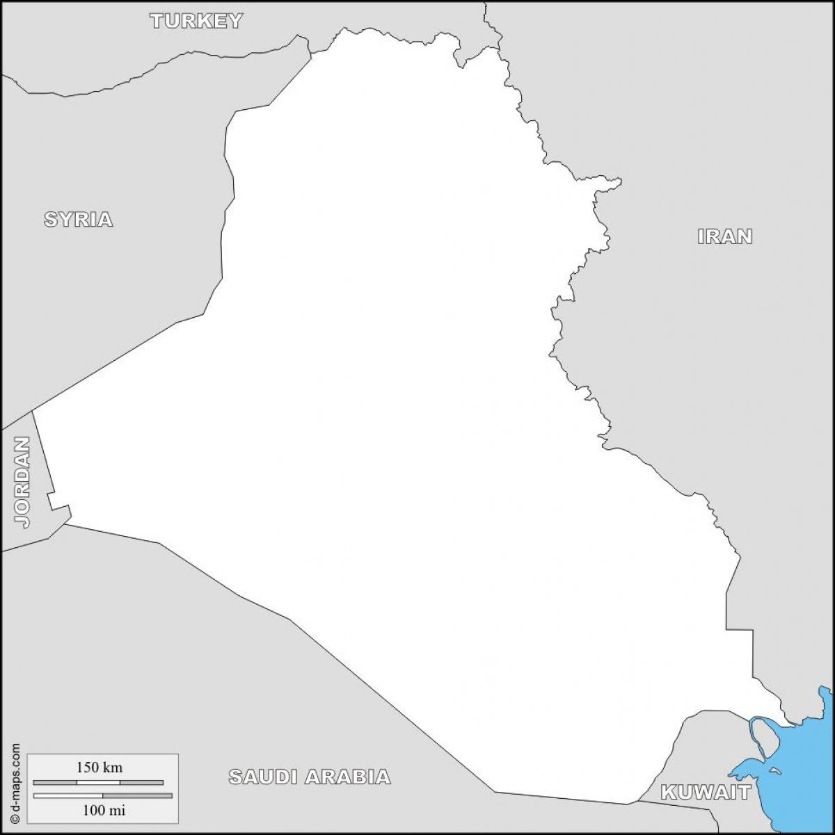Kaart Iraagi tühi