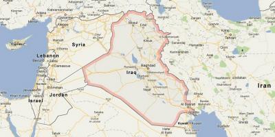Kaart Iraak